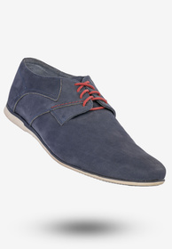 Półbuty Wizytowe Męskie Buty Eleganckie Peppe Rosso Granatowe M482NN