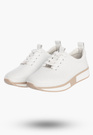 Sneakersy Damskie Buty Skórzane Półbuty Casual Białe Filippo DP6740/26