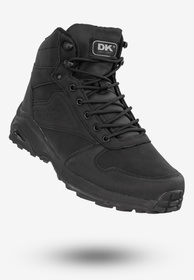 Trekkingi Męskie Buty Trzewiki na Zimę Czarne DK VB17157