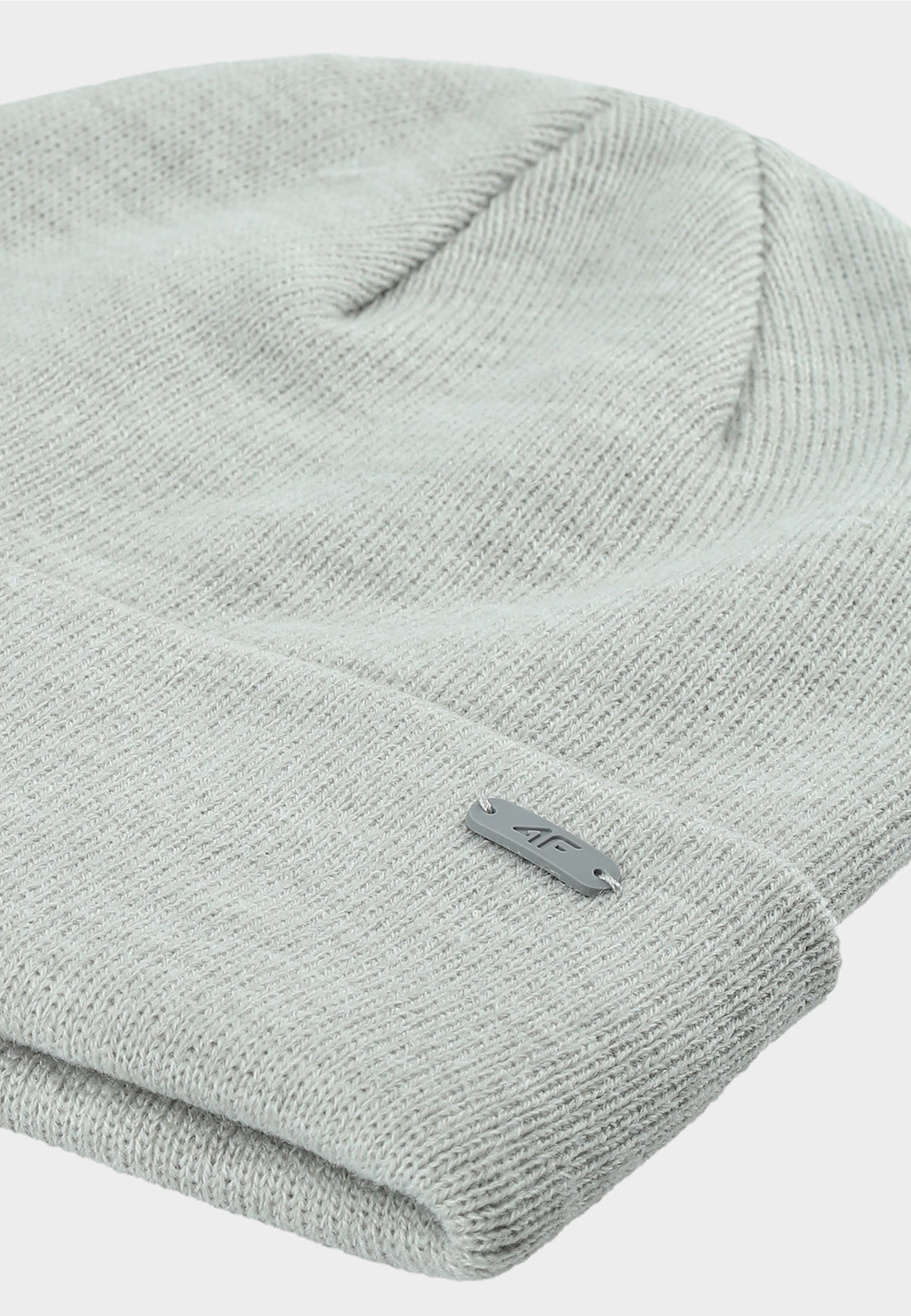 Czapka 4F Szara Zimowa Uniseks Beanie 4FWMM00ACAPU621