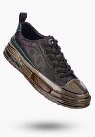 Buty Męskie JOHN DOUBARE Skórzane Czarne Półbuty 8311