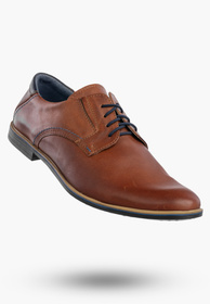 Buty Wizytowe Męskie Skórzane Półbuty Eleganckie Brązowe Rosetti