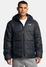 Kurtka Puchowa Męska Under Armour Sportowa Ocieplana Zimowa Z Kapturem Czarna Lightweight Insulated