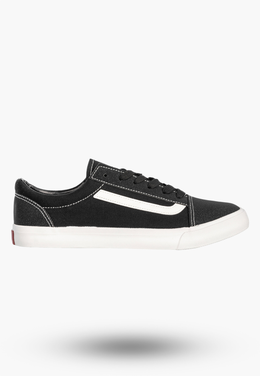 Tenisówki Męskie Buty Sportowe Trampki Casual Sneakersy Czarny/Biały atletico