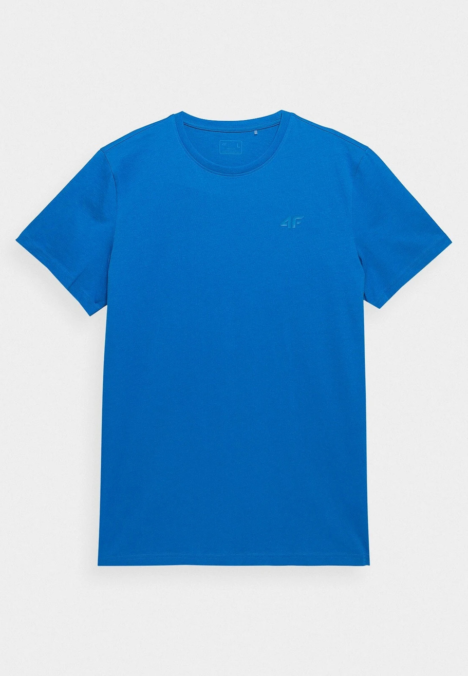 Koszulka Męska 4F Sportowy T-shirt Niebieski Regular 4FSS23TTSHM536
