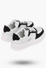 Buty Damskie BIG TAR Biało Czarne Sneakersy Lekkie Eko Skóra NN274367