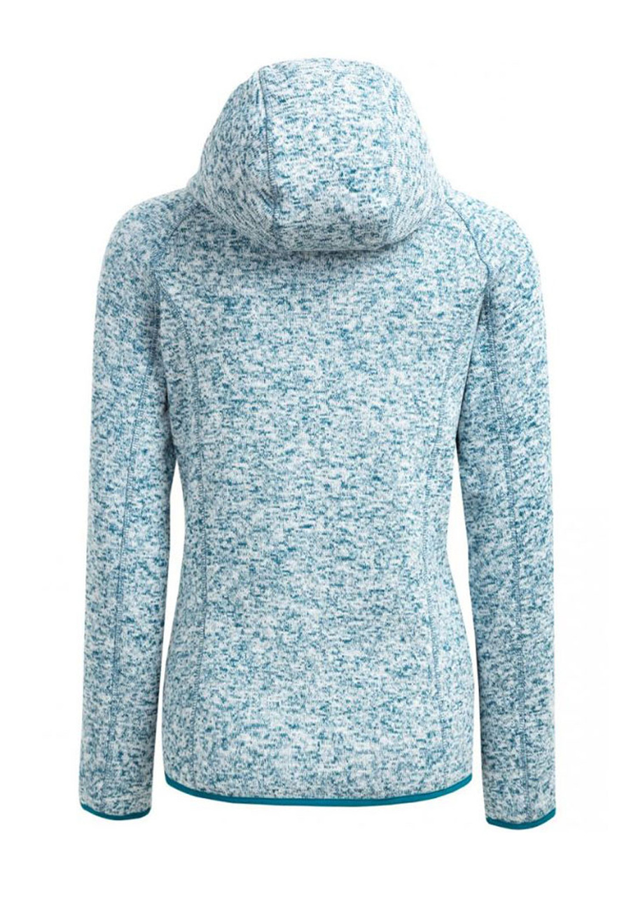 Bluza Damska Outhorn Sportowa Rozpinana Z Kapturem Niebieska HOZ18-PLD605