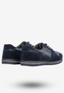 Półbuty Damskie Buty Skórzane Sneakersy Granatowe DK FJL160084