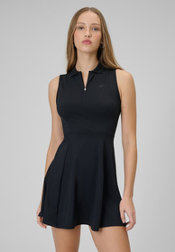 Sukienka Sportowa Damska 4F Tenisowa Slim Na Ramiączkach Czarna 4FWSS26TDREF183