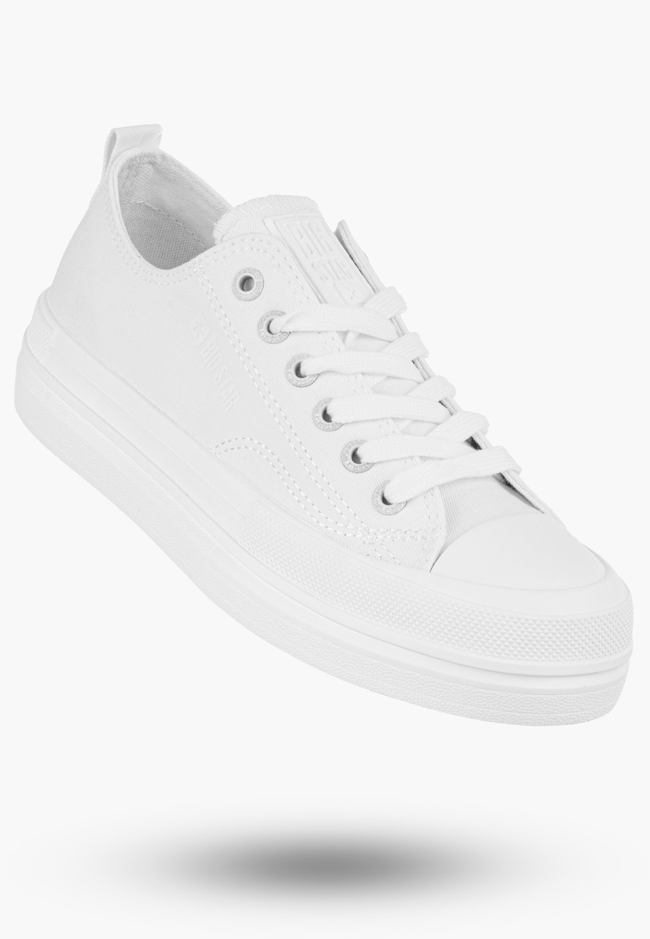 Trampki Damskie Big Star Białe gruba podeszwa LL274968