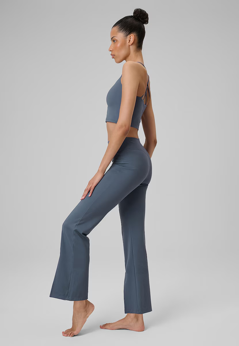 Spodnie Damskie 4F Sportowe Szybkoschnące Treningowe Yoga Denim 4FWSS26TFTIF444