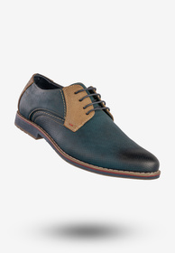 Półbuty Wizytowe Męskie Ekoskóra Buty Eleganckie Granatowe Goodin GD-LJ-930