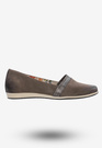 Buty Baleriny Damskie Półbuty Eleganckie Ciemny Szary Sophie 964/17