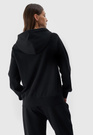 Bluza Damska 4F Dresowa Sportowa Nierozpinana Czarna 4FWMM00TSWSF1764
