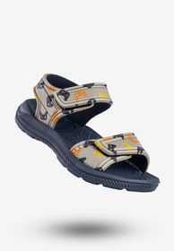 Sandały Dziecięce Buty Na Basen Lekkie Na Rzepy Szare axim