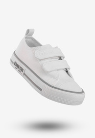 Trampki Dziecięce Buty Na Rzepy BIG STAR Białe LL374016