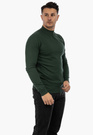 Półgolf Męski Elegancki Golf Klasyczny Zielony PG-Z-1-2024