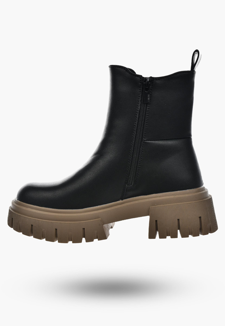 Botki Damskie Czarne BIG STAR MM274606