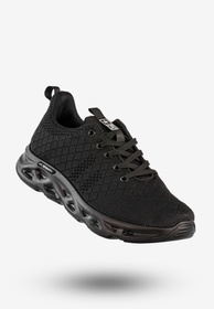 Sneakersy Męskie News Buty Sportowe Do Biegania Czarne 24MN46-6830