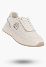Sneakersy Damskie Skórzane Buty Niskie Casual Półbuty Białe Jezzi OL39-5