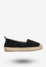 Espadryle Damskie Goodin Buty Lekkie Półbuty Czarne GD-LJ-206