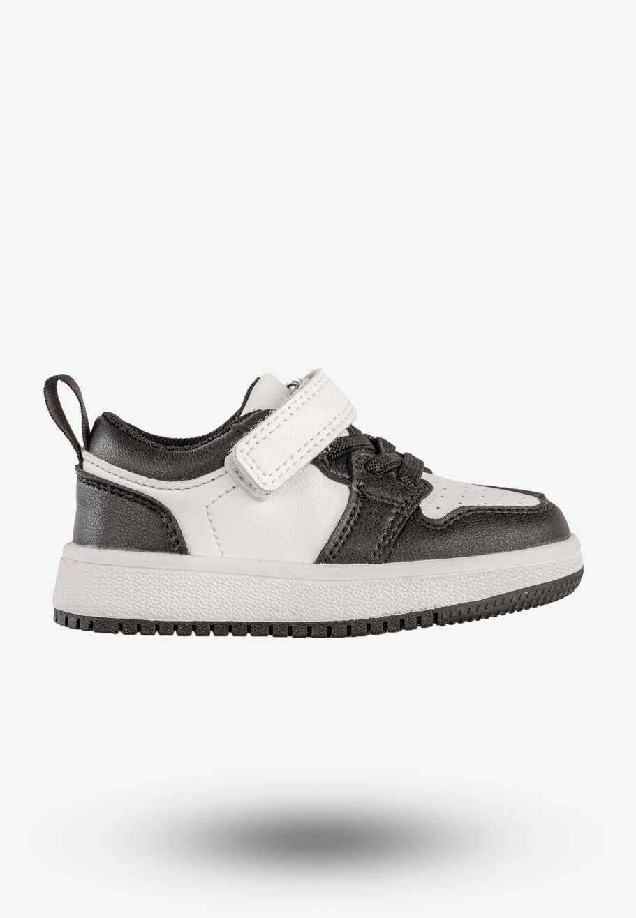 Sneakersy Dziecięce Na Rzepy Buty Sportowe Czarne Apawwa TC820