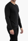 Sweter Męski Elegancki Klasyczny w serek Czarny S2005