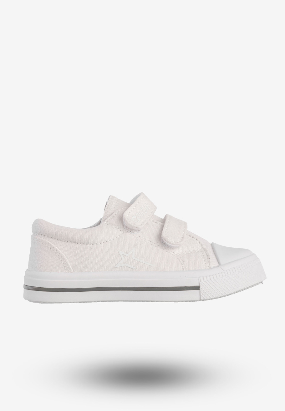 Trampki Dziecięce BIG STAR Buty Na Rzepy Białe NN374117