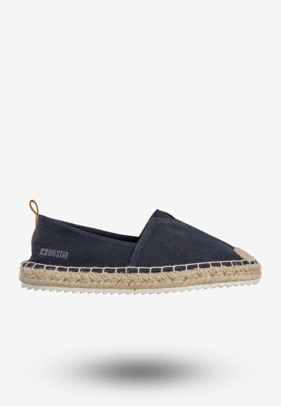 Espadryle Damskie BIG STAR Buty Wsuwane Granatowe HH274500