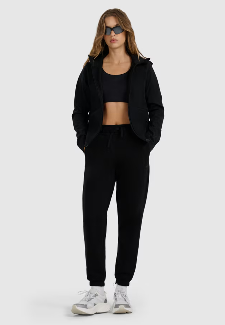 Kurtka Damska 4F Softshell Sportowa Z Kapturem Przejściowa Czarna 4FWAW25TSOFF359