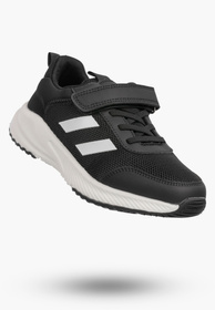 Sneakersy Dziecięce Buty Na Rzepy Sportowe Lekkie Czarne Apawwa ABC005DP