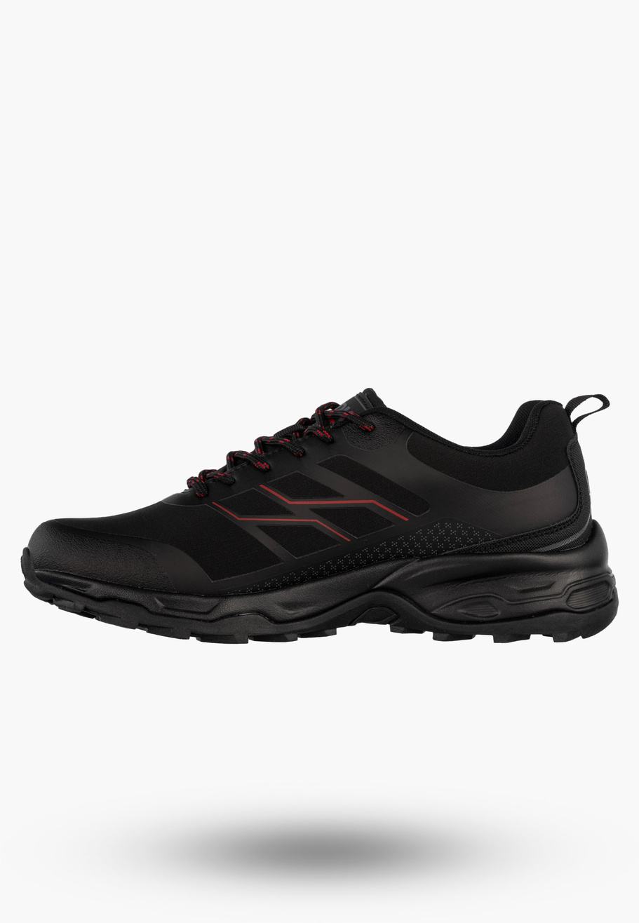 Buty Trekkingowe Sportowe Męskie Sneakersy Niskie Czarne DK Caldren
