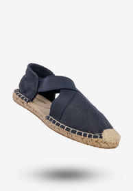 Espadryle Damskie Buty Lekkie Wygodne Granatowe Medicine