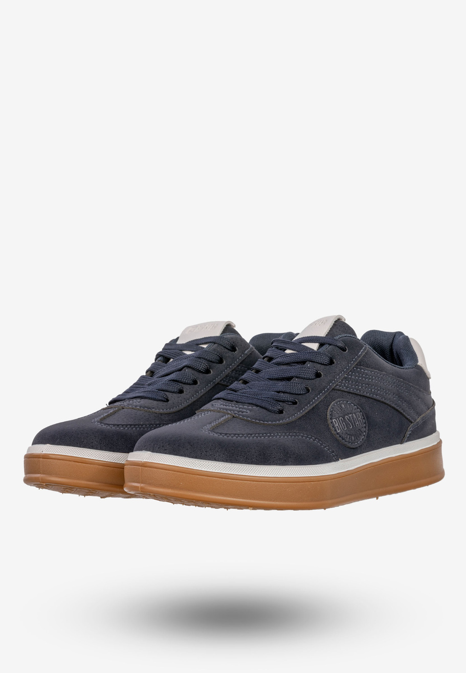 Sneakersy Męskie BIG STAR Buty Sportowe Miejskie Półbuty Granatowe SS174021