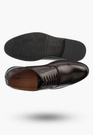 Buty Skórzane Męskie Półbuty Wizytowe Eleganckie Brązowe WOJTYŁKO
