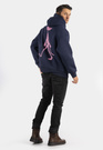 Bluza Męska Z Kapturem Różowa Pantera Casual Streetwear Granatowa 2512