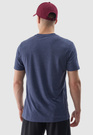 Koszulka Męska 4F T-shirt Treningowy Szybkoschnący Granatowy 4FWSS24TFTSM1172