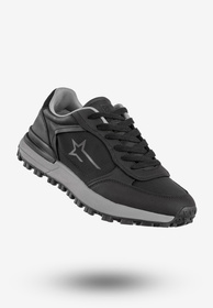 Sneakersy Męskie BIG STAR Buty Sportowe Memory Foam System Czarne NN174069