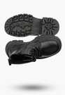 Botki Dziewczęce Ekoskóra Buty Ocieplane Casual Na Zimę APAWWA Czarne