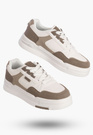 Sneakersy Damskie BIG STAR Buty Sportowe Beżowe OO274A151