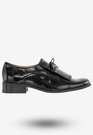 Półbuty Damskie Skórzane Buty Eleganckie eSKa Czarne 1306