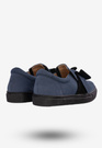 Tenisówki Slip-on Damskie Buty Skórzane Granatowe Korda 1755
