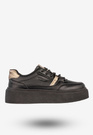 Sneakersy Damskie BIG STAR Buty Sportowe Półbuty Na Platformie Czarne SS274360