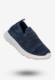 Sneakersy Dziecięce Wsuwane Buty Sportowe Granatowe Apawwa Z30