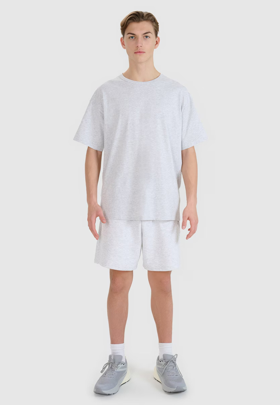 T-Shirt Uniseks 4F Oversize Koszulka z krótkim rękawem Szara 4FWSS25TTSHU1972