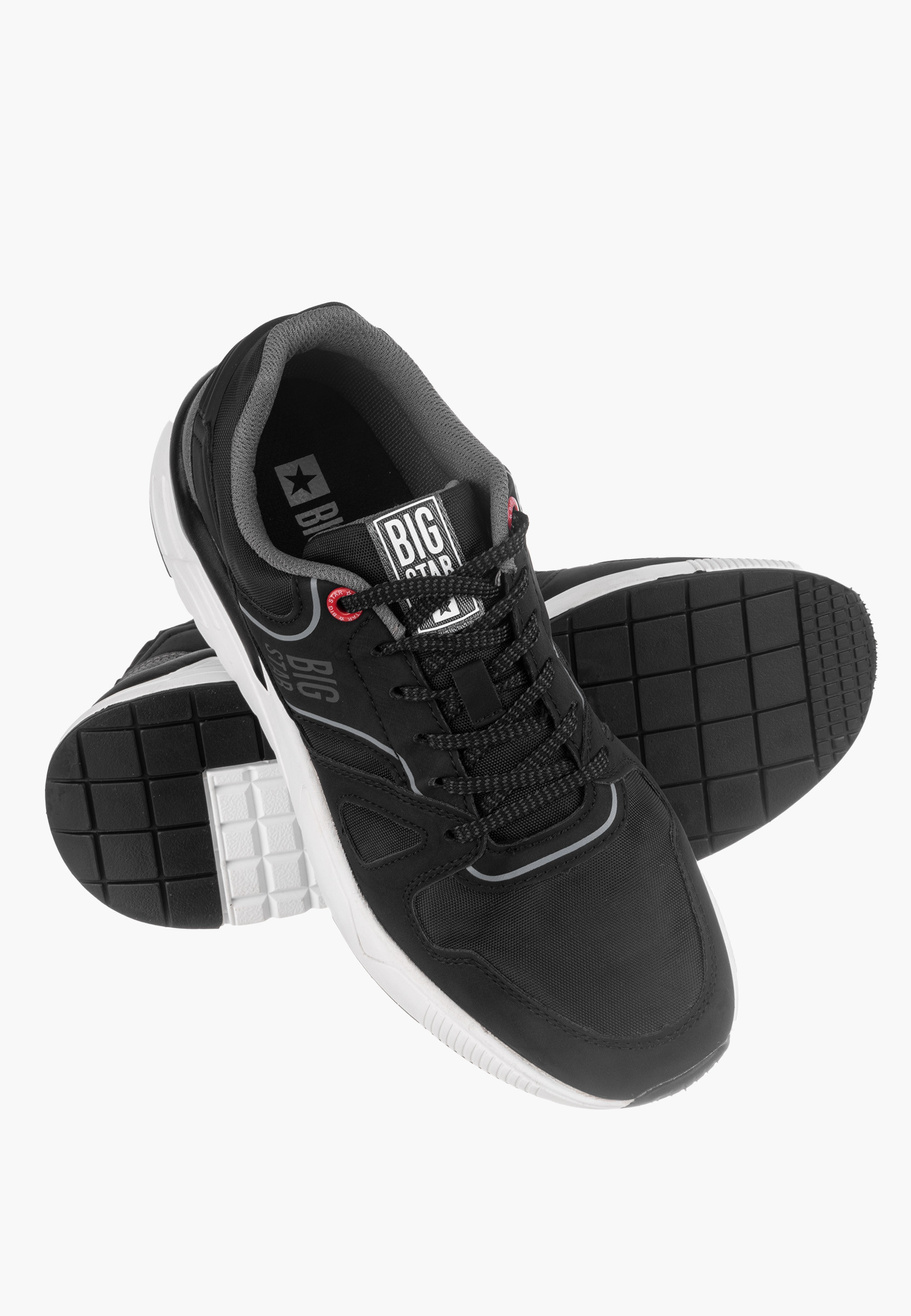 Buty Sportowe Męskie Big Star Czarne JJ174278