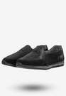 Półbuty Damskie Buty Skórzane Sneakersy Czarne DK FJL160083
