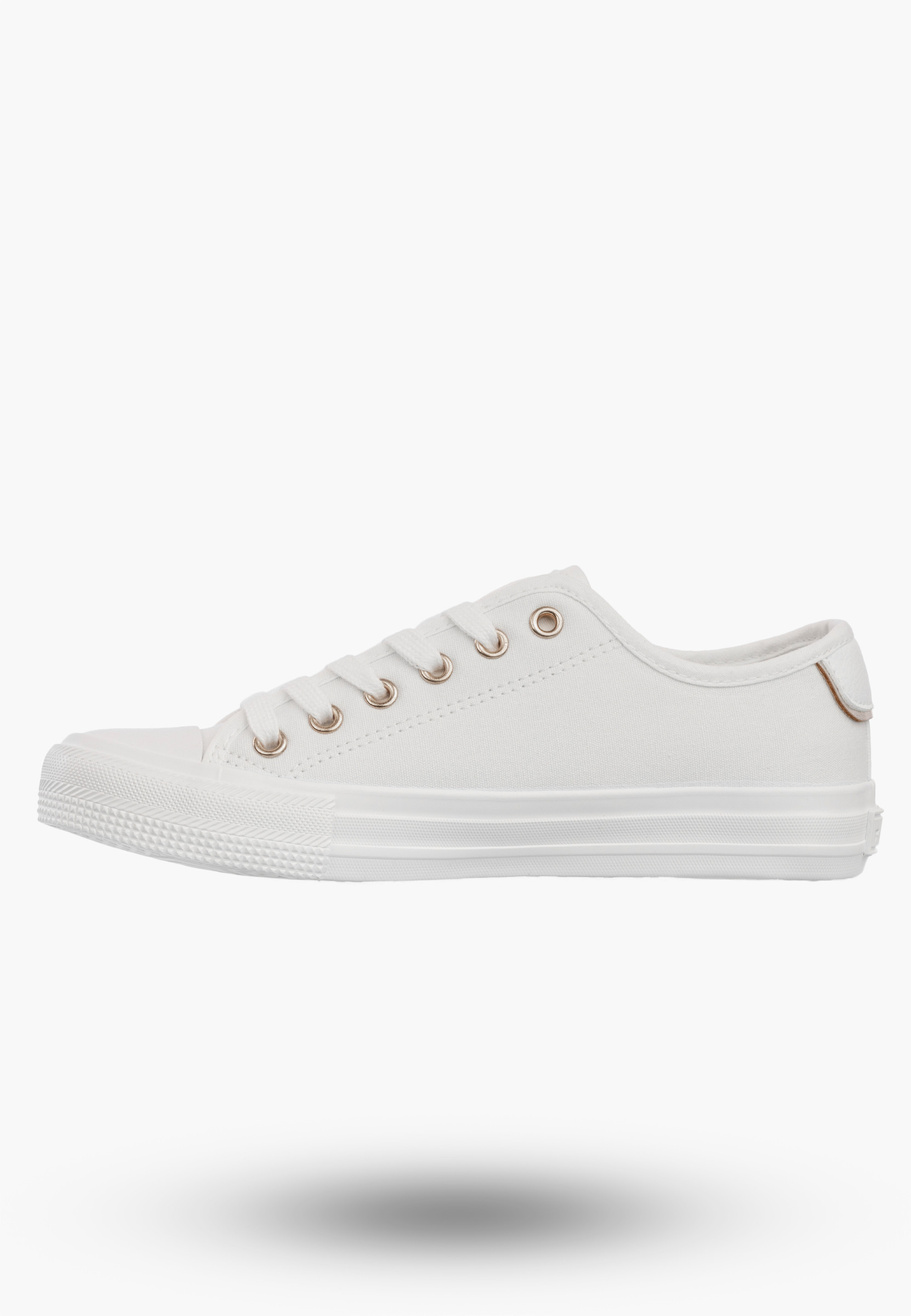 Trampki Damskie BIG STAR Sportowe Buty Tenisówki Białe TT274003