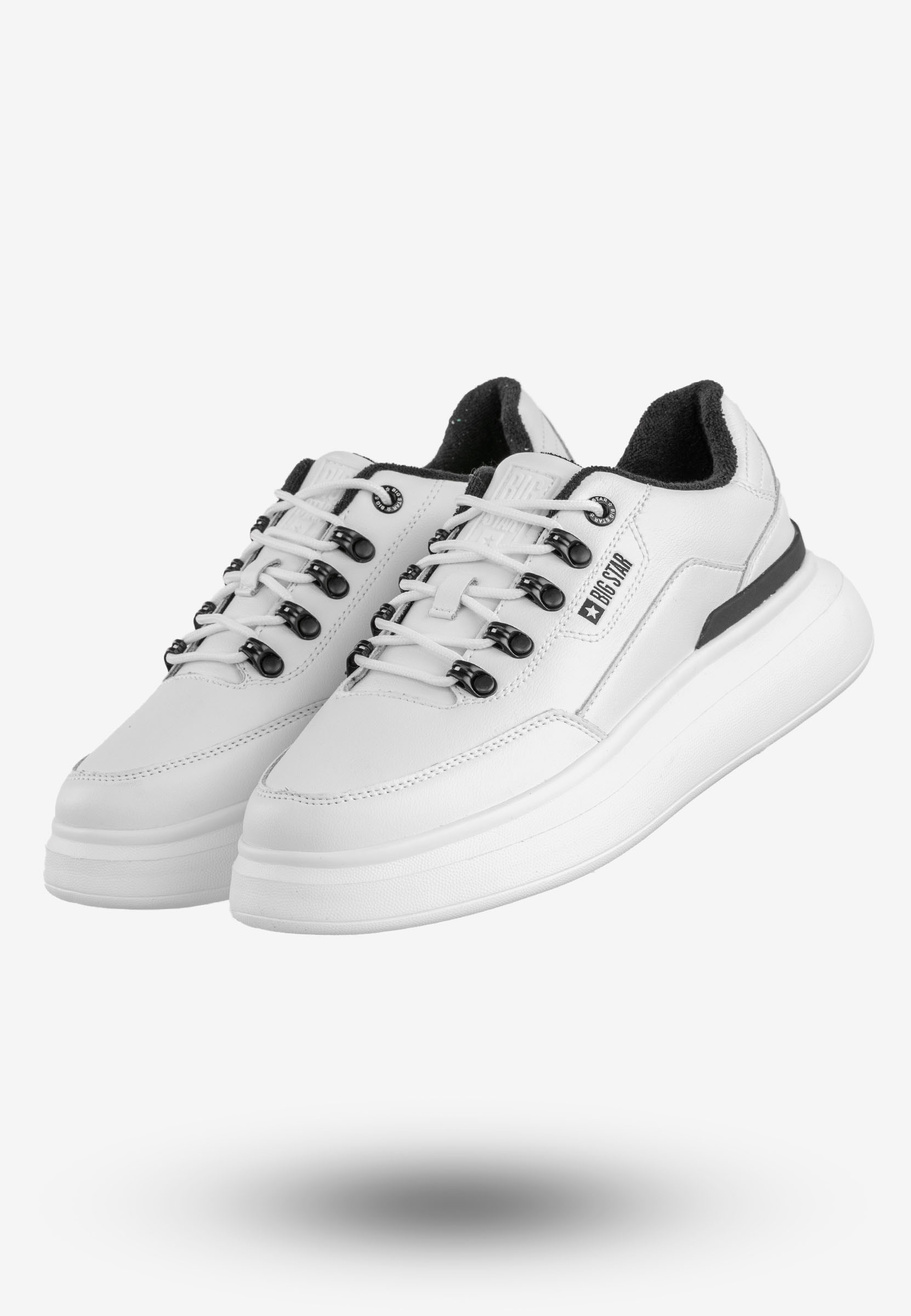 Sneakersy Męskie Buty Sportowe BIG STAR Białe OO174305