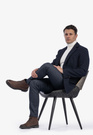Marynarka Męska Elegancka Klasyczna Granatowa Frilivin FSX2090B